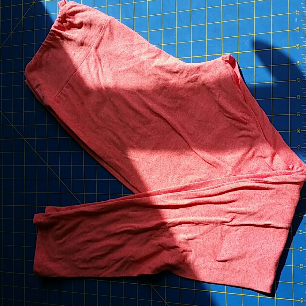 BNWT LuLaRoe Heather Pink TC Leggings